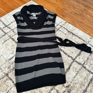 Red paint Sweater Dress